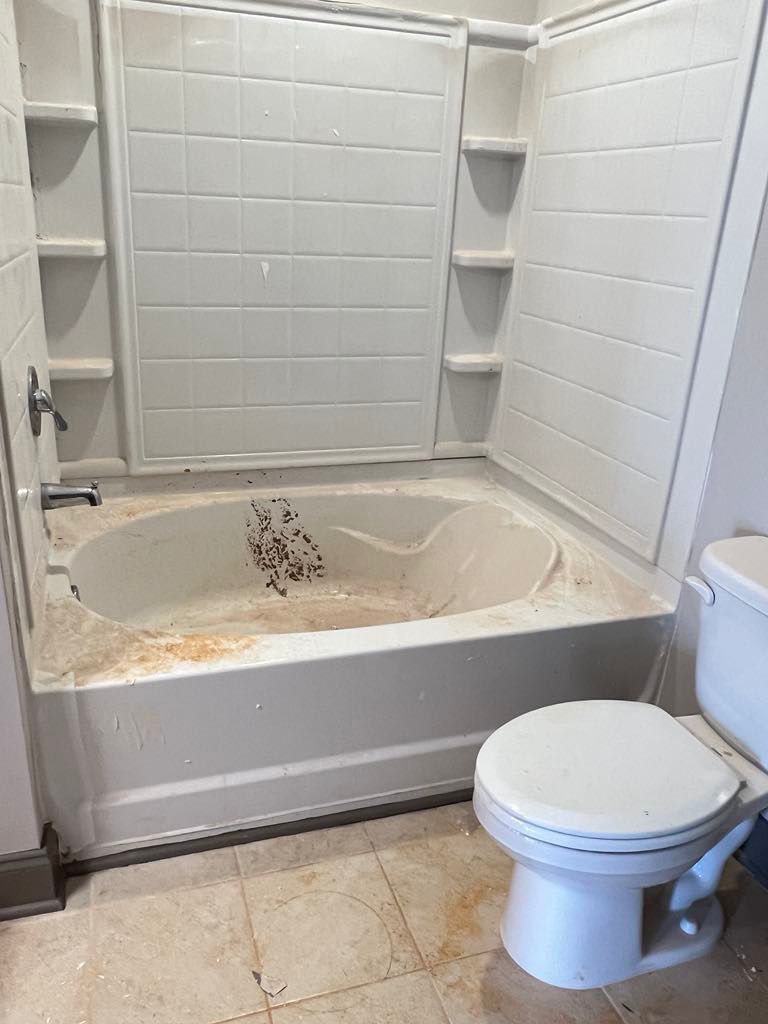 Antes - Bathroom Deep Cleaning